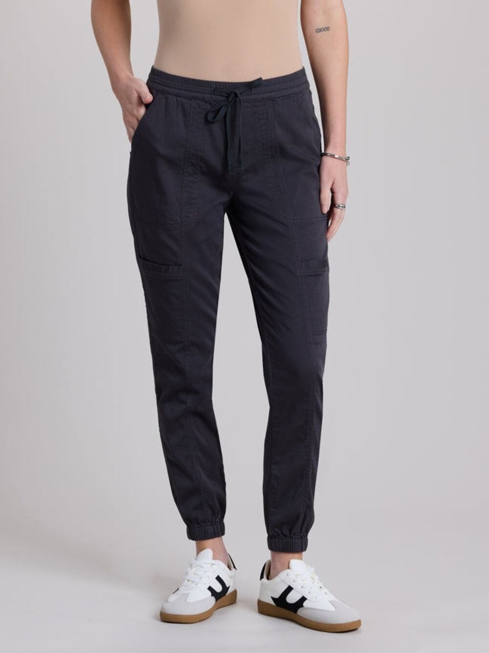 Supplies by Union Bay, Milla Relaxed Utility Joggers Pants, gray, XS, NWOT